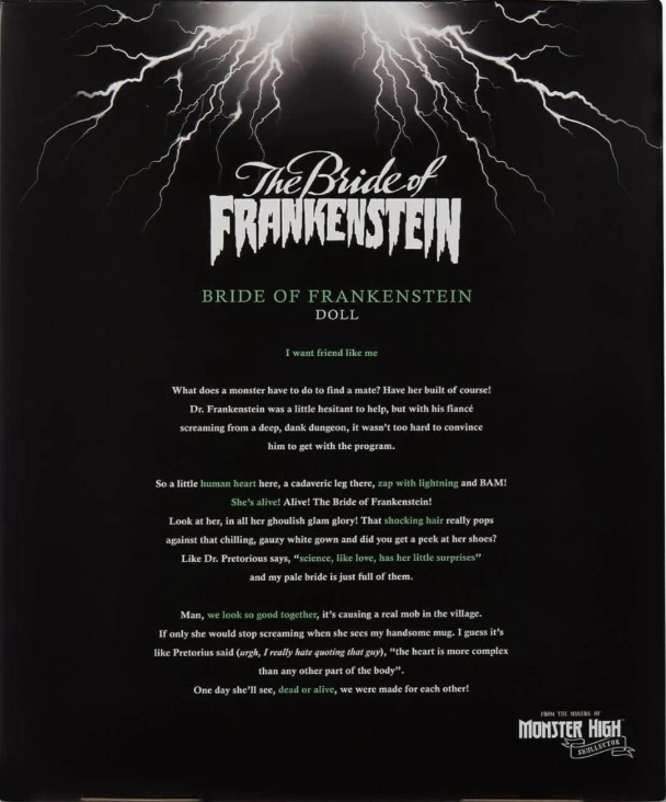 Skullector caja atras frankesnstein